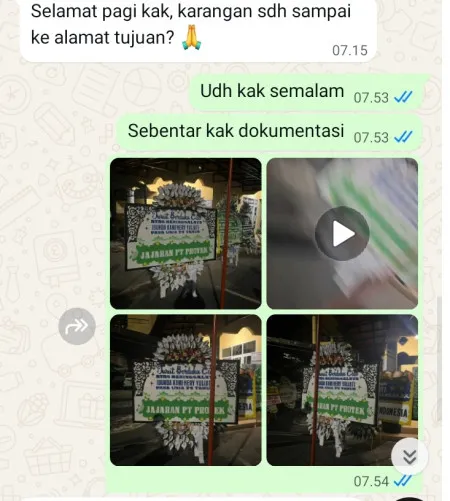 Pengiriman Papan Bunga Selamat Mranti Purworejo