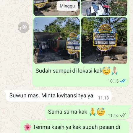 Pengiriman Papan Bunga Duka Mranti Purworejo