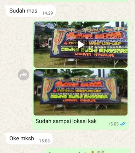 Pengiriman Papan Bunga Mranti Purworejo
